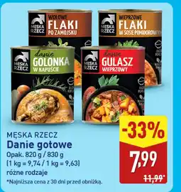 ALDI Danie gotowe Męska rzecz oferta