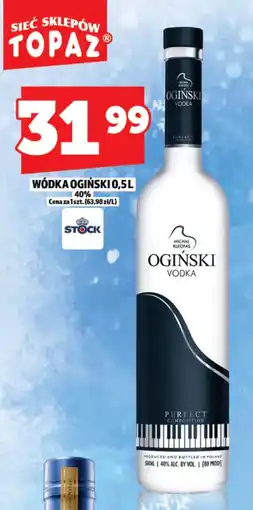 Topaz Wódka Ogiński oferta