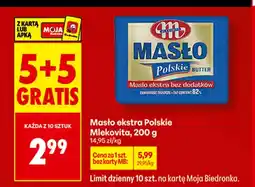 Biedronka Masło Mlekovita oferta