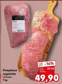 Kaufland Polędwica cygańska wołowa oferta
