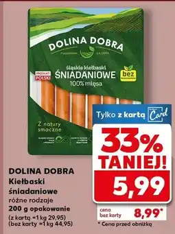 Kaufland Kiełbaski śniadaniowe różne rodzaje oferta