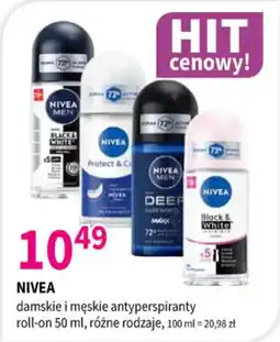 Drogerie Polskie Nivea damskie i męskie antyperspiranty roll-on oferta