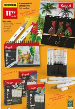 Biedronka Kolorowanka, szkicownik lub markery oferta