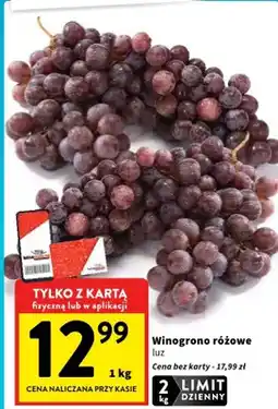 Intermarche Winogrono różowe luz oferta