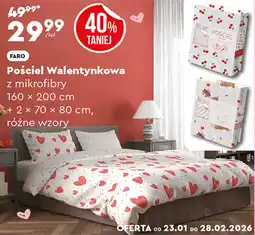 Biedronka FARO Pościel Walentynkowa oferta