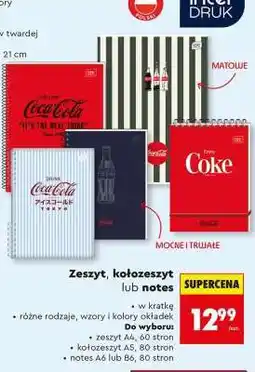 Biedronka Zeszyt, kołozeszyt lub notes oferta