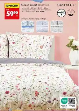 Biedronka Komplet pościeli bawełnianej oferta