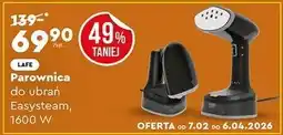Biedronka Parownica do ubrań Easysteam, 1600 W - Lafe oferta