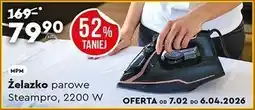 Biedronka Żelazko parowe Steampro, 2200 W - MPM oferta