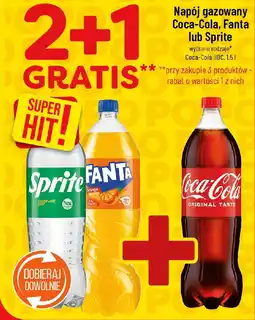 Polomarket Napój gazowany Coca-Cola, Fanta lub Sprite Coca-Cola HBC oferta