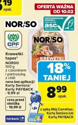 Carrefour Market Rolki z krewetki tapas oferta