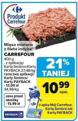 Mięso mielone z fileta indyka CARREFOUR