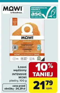 Carrefour Market Łosoś wędzony INTENSIVE MOWI oferta