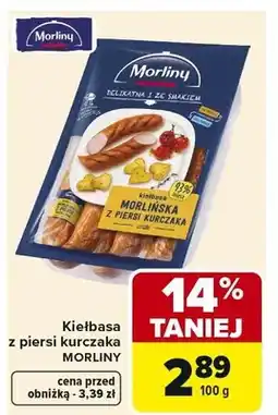 Carrefour Market Kiełbasa z piersi kurczaka MORLINY oferta