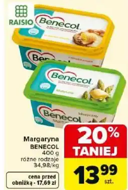 Carrefour Market Margaryna różne rodzaje Benecol oferta