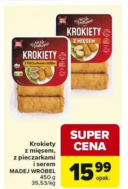 Carrefour Krokiety z mięsem, z pieczarkami serem oferta
