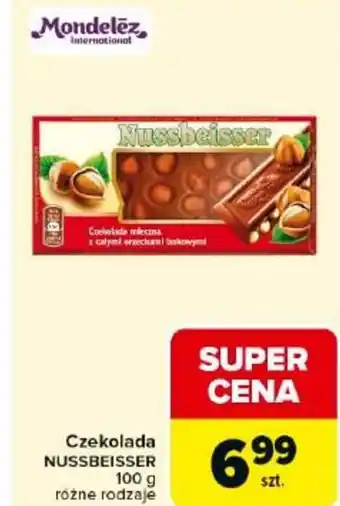 Carrefour Market Czekolada Nussbeisser oferta