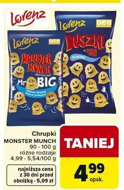 Carrefour Market Chrupki Monster Munch oferta