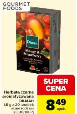 Carrefour Market Herbata czarna aromatyzowana Mango & Strawberry Dilmah oferta