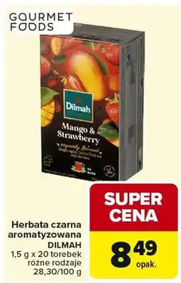 Carrefour Market Herbata czarna aromatyzowana Mango & Strawberry oferta