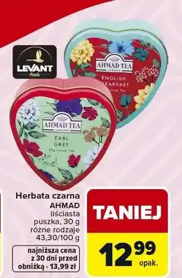 Herbata czarna liściasta puszka, różne rodzaje AHMAD TEA