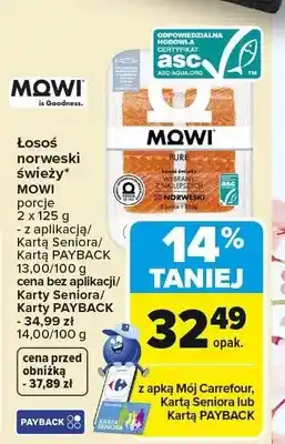 Łosoś norweski świeży porcje