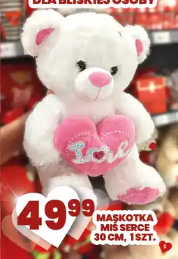 Twój Market Maşkotka mis serce oferta