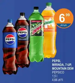 Rabat Pepsi, mirinda, 7-up, mountain dew pepsico oferta