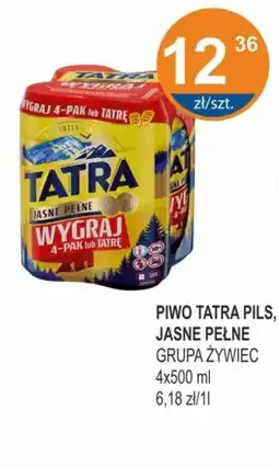 Rabat Piwo tatra pils, grupa żywiec oferta