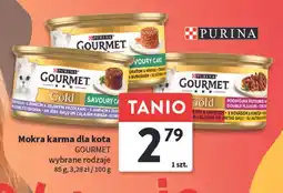 Intermarche Karma dla kota z jagnięciną i zieloną fasolą Purina Gourmet Gold oferta
