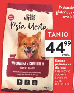 Intermarche Karma dla psa wołowina z królikiem Pan Mięsko oferta