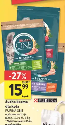 Intermarche Karma dla kota sterilcat wołowina i pszenica Purina One oferta