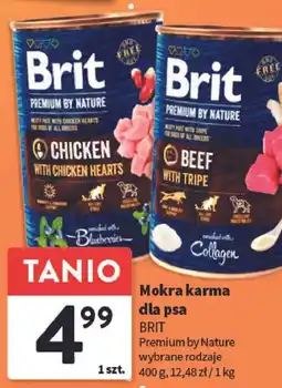 Intermarche Karma dla psa z kurczakiem Brit Premium By Nature oferta