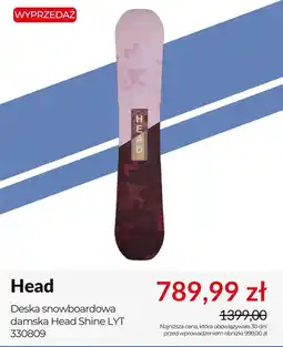Intersport Head Deska snowboardowa damska Head Shine LYT oferta