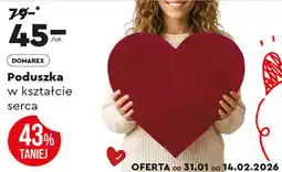 Biedronka DOMAREX Poduszka w kształcie serca oferta
