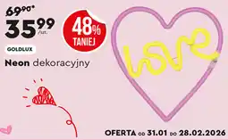 Biedronka GOLDLUX Neon dekoracyjny oferta