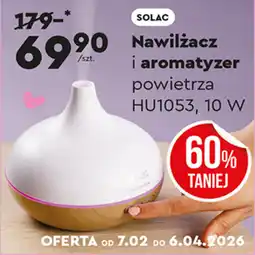 Biedronka SOLAC Nawilżacz i aromatyzer powietrza oferta