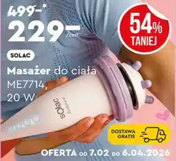 Biedronka SOLAC Masażer do ciała oferta