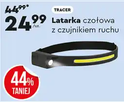Biedronka TRACER Latarka czołowa z czujnikiem ruchu oferta