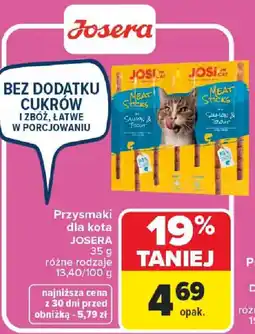 Carrefour Przysmaki dla kota JOSERA oferta