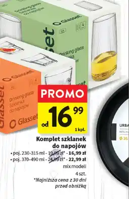 Intermarche Glasset Komplet szklanek do napojów oferta