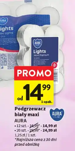 Intermarche AURA Podgrzewacz biały maxi oferta