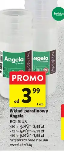 Intermarche Bolsius Wkład parafinowy Angela oferta