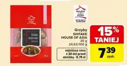 Carrefour Grzyby shiitake House Of Asia oferta
