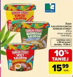 Carrefour Danie spicy kaludon Korean Street oferta