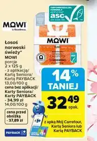 Carrefour Łosoś świeży Mowi Pure oferta