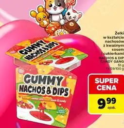 Carrefour Żelki z kwaśnym sosem i cukierkami Gummy Nachos & Dips oferta