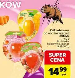 Carrefour Żelki big peeling strawberry Cokoc oferta