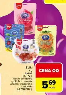 Carrefour Żelki peelerz pineapple Amos oferta