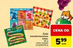 Carrefour Żelki dinozaury Vidal oferta